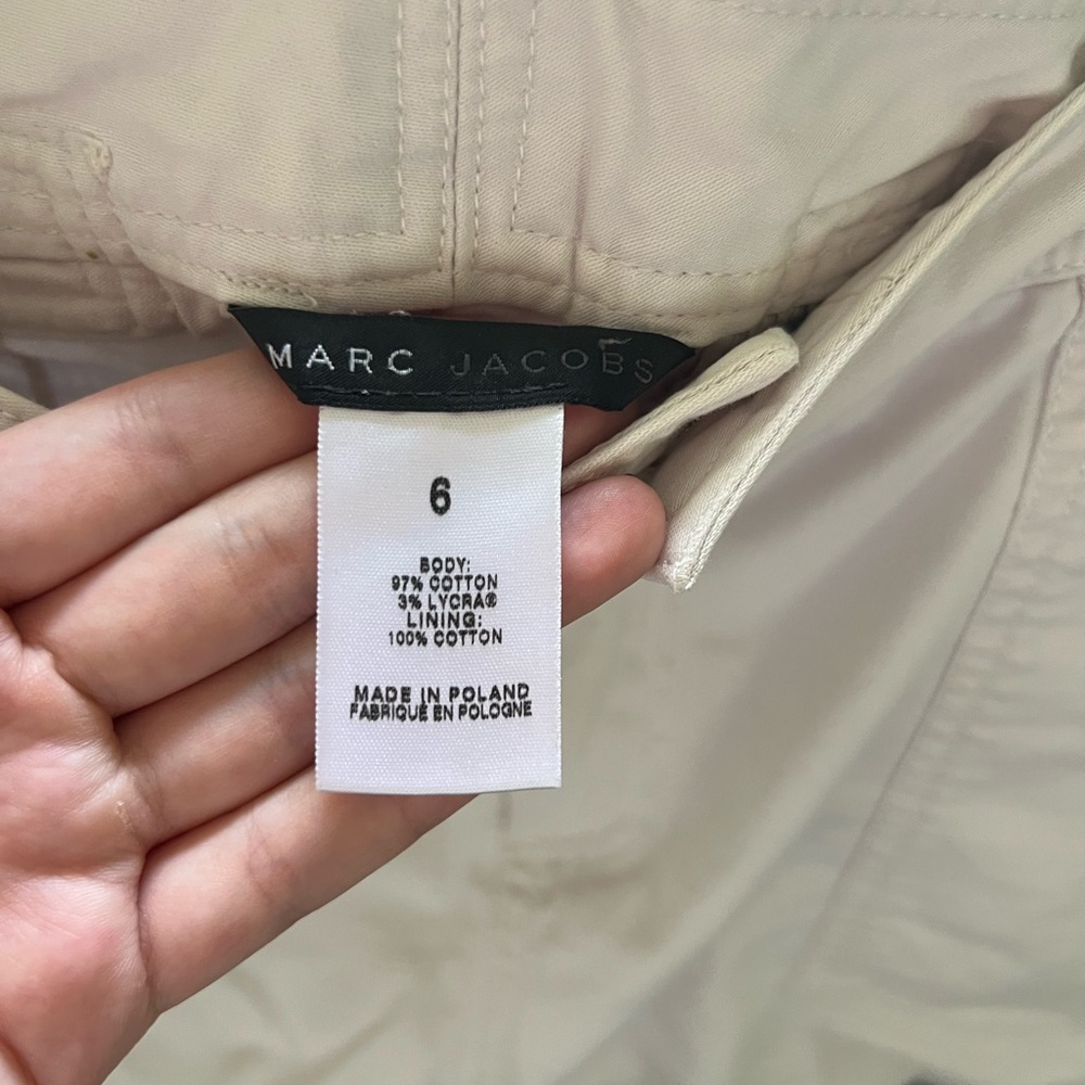 Marc Jacobs A-Line Cream Skirt - Picture 5 of 5